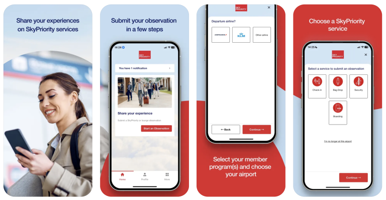 photo shows Skyteam as an industry leader due to their SkyPriority Panel App