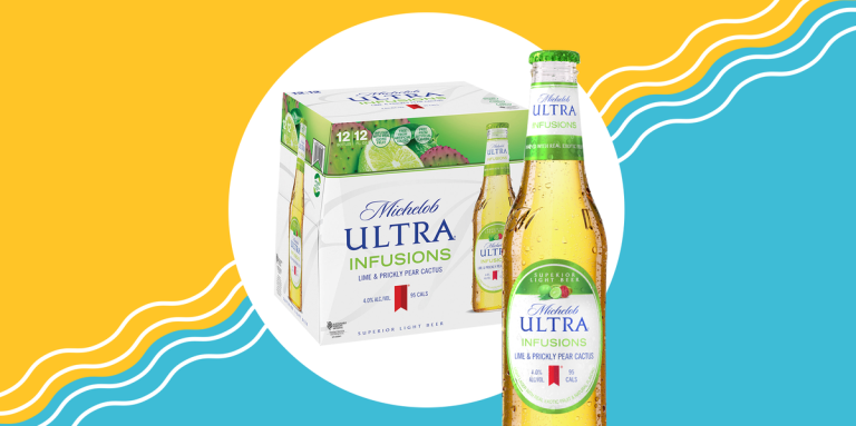 advertisement for Michelob Ultra Infusions as an example of Anheuser-Busch innovations