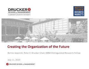 Creating the Organization of the Future