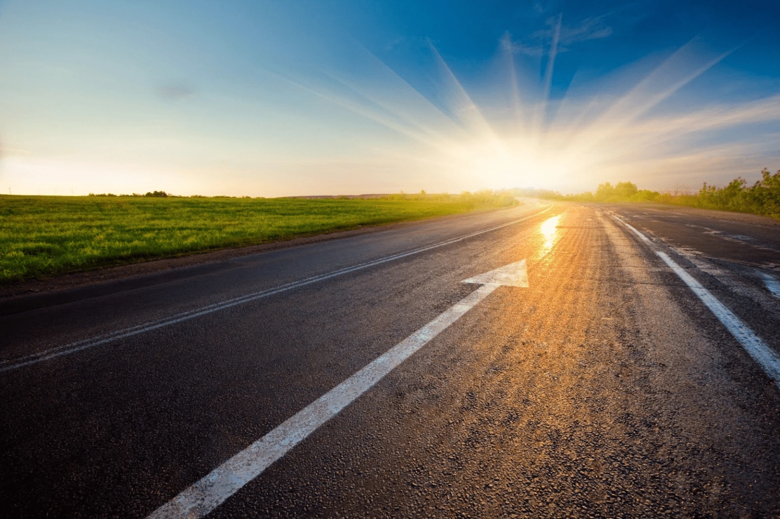 Inclusive leadership strategy concept shown by an open road leading toward a bright horizon, symbolizing direction, growth, and shared progress.