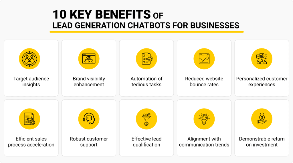 AI lead generation chatbot benefits